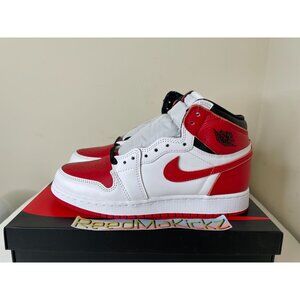Jordan 1 Retro High OG Heritage White Red Grade School Youth Sizes 575441 161